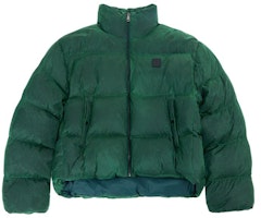 ADER ERROR FW22 Green Puffer Jacket for Men with Patch Design. BLAFWDW08GN ADER ERROR FW22 Green Puffer Jacket for Men with Patch Design. BLAFWDW08GN