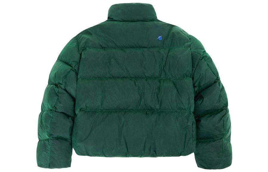 Lookbook ADER ERROR 2022秋冬男士绿色补丁设计羽绒夹克. BLAFWDW08GN