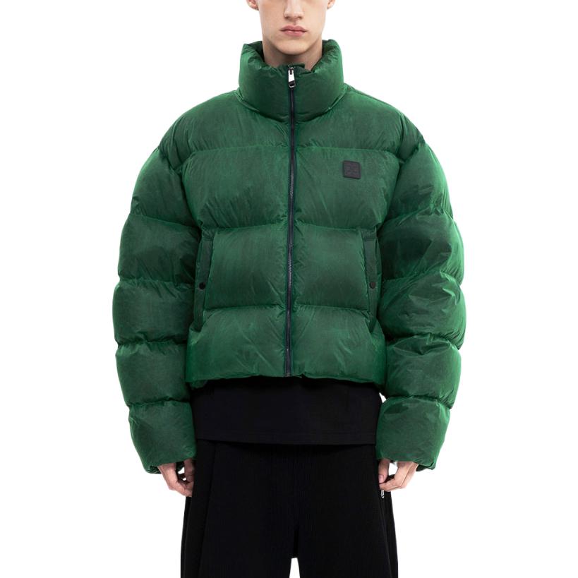 Purchase ADER ERROR 2022秋冬男士绿色补丁设计羽绒夹克. BLAFWDW08GN