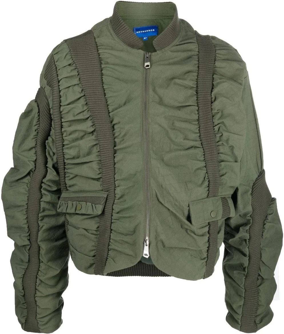 ader-error-fw-22-ribbed-zip-detail-bomber-jacket-military-green-blafwjp-01