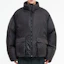 Details for ADER ERROR FW22 Unisex Black Solid Color Zip-Up Puffer Jacket. BLAFWDW01BK
