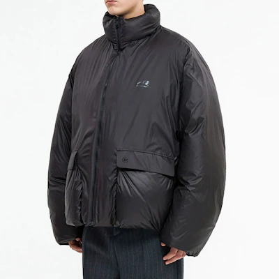 ADER ERROR FW22 Unisex Black Solid Color Zip-Up Puffer Jacket. BLAFWDW01BK Cheap ADER ERROR FW22 Unisex Black Solid Color Zip-Up Puffer Jacket. BLAFWDW01BK