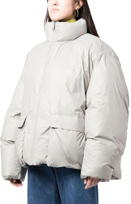 아더에러 FW22 유니섹스 로고 패딩 자켓 시멘트 그레이 포켓 스탠드 칼라 BLAFWDW01BG Purchase 아더에러 FW22 유니섹스 로고 패딩 자켓 시멘트 그레이 포켓 스탠드 칼라 BLAFWDW01BG