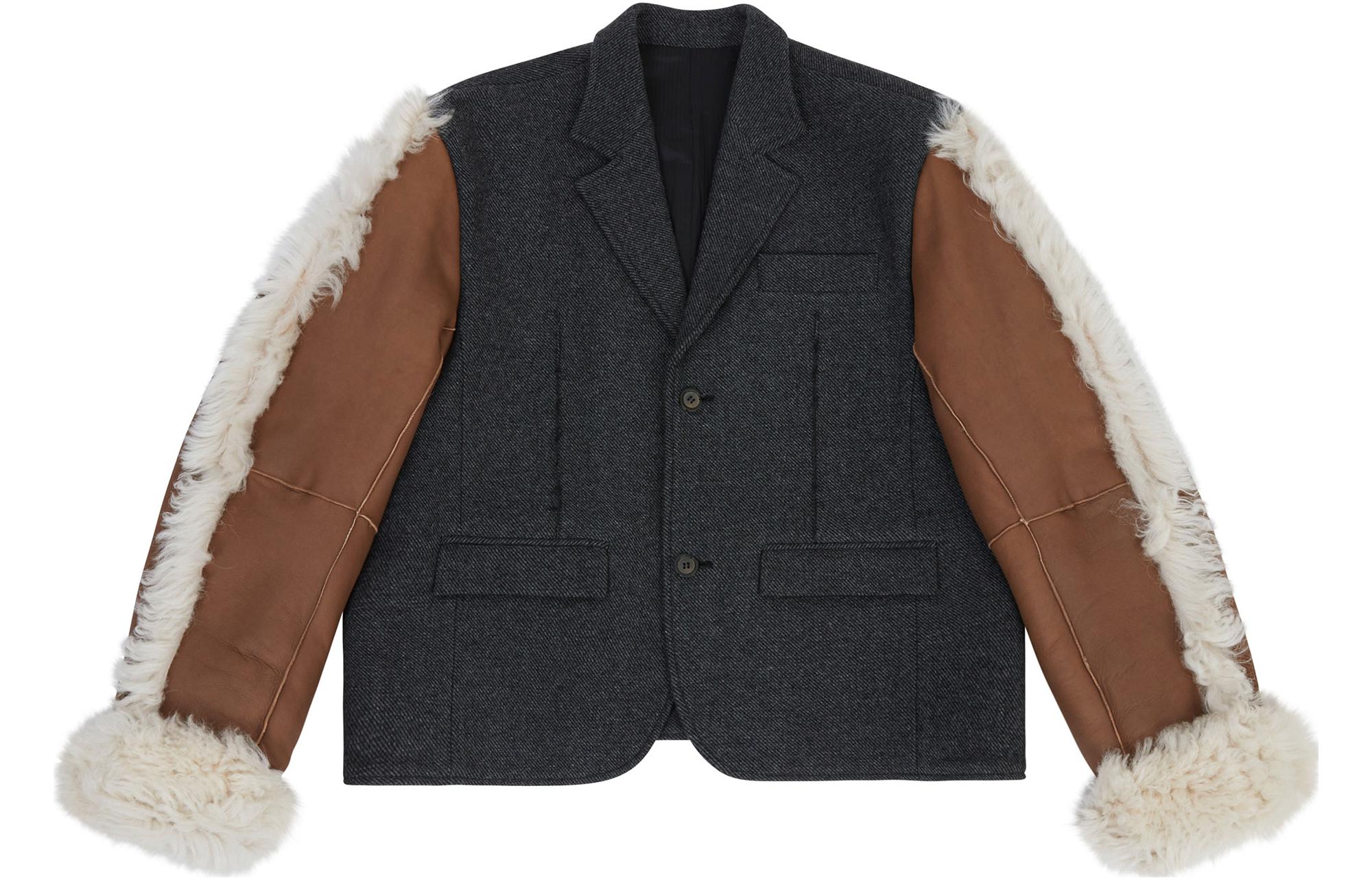 ADER ERROR FW23 Brown Single-Breasted Jacket with Pockets Unisex BMADFWJK1502BR