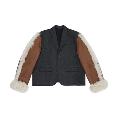 ADER ERROR FW23 Brown Single-Breasted Jacket with Pockets Unisex BMADFWJK1502BR