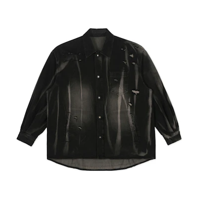 ADER ERROR FW23 Chest Pocket Loose Fit Jacket Unisex Black BMADFWJK0101BK
