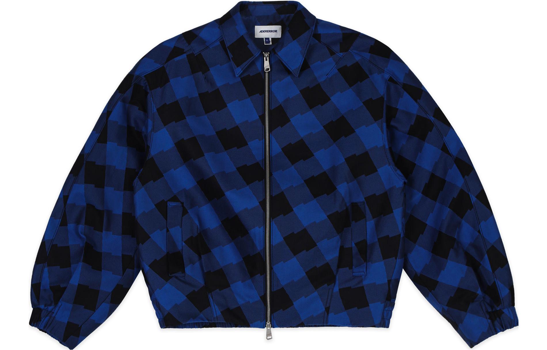 ADER ERROR FW23 Geometric Pattern Jacket Unisex Blue BMADFWJK1001BL 圖 2