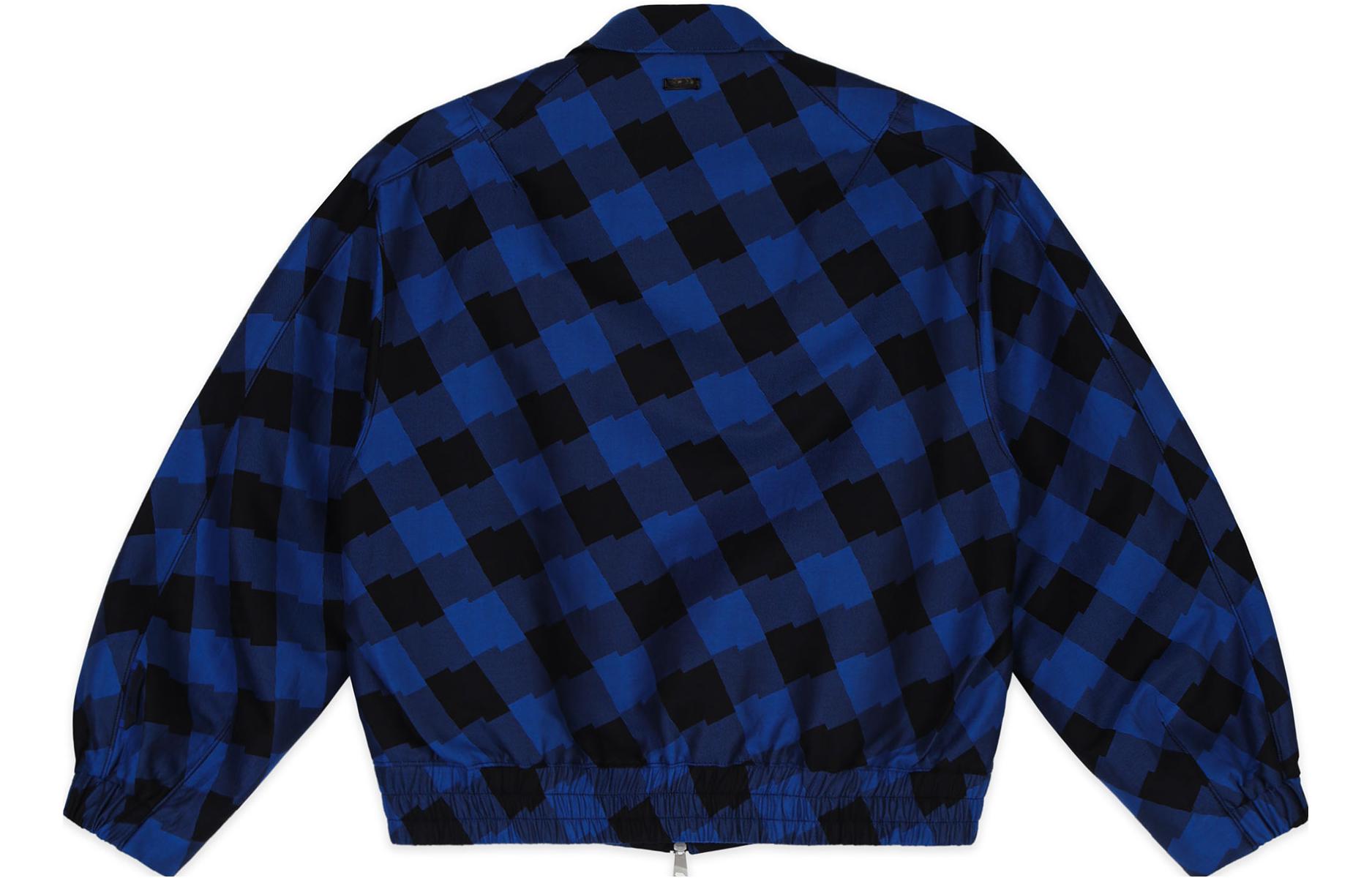 ADER ERROR FW23 Geometric Pattern Jacket Unisex Blue BMADFWJK1001BL 圖 3