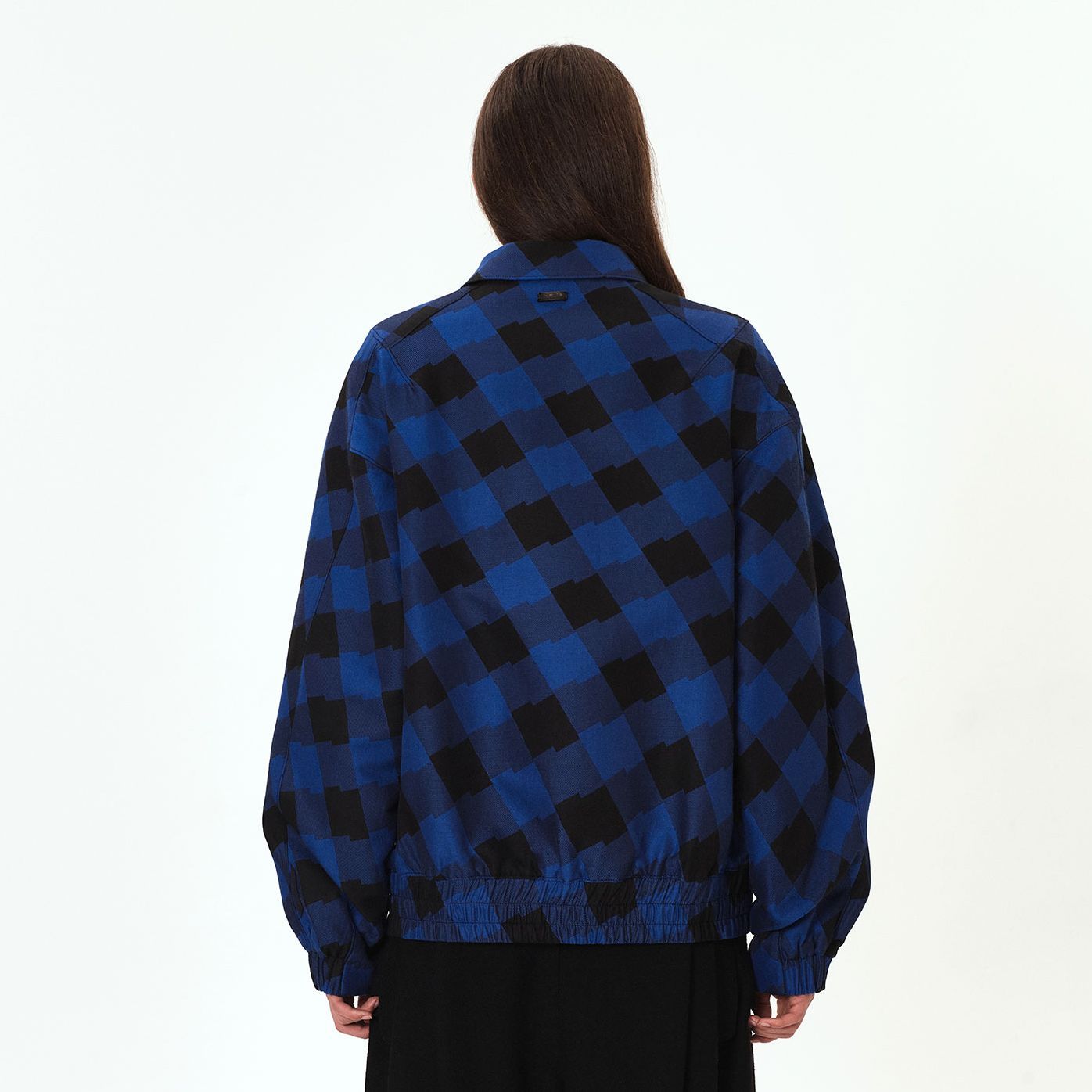 ADER ERROR FW23 Geometric Pattern Jacket Unisex Blue BMADFWJK1001BL 圖 6