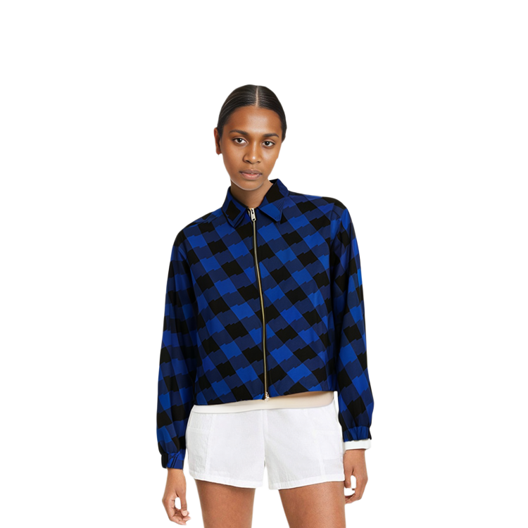 ADER ERROR FW23 Geometric Pattern Jacket Unisex Blue BMADFWJK1001BL 圖 7