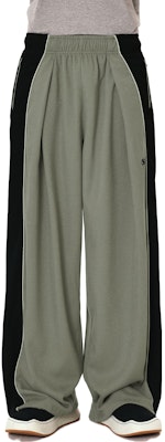 ADER ERROR FW23 ルーズフィット ニットジョガー ユニセックス カーキ スプライスデザイン BMADFWSP0102KK Shop ADER ERROR FW23 ルーズフィット ニットジョガー ユニセックス カーキ スプライスデザイン BMADFWSP0102KK