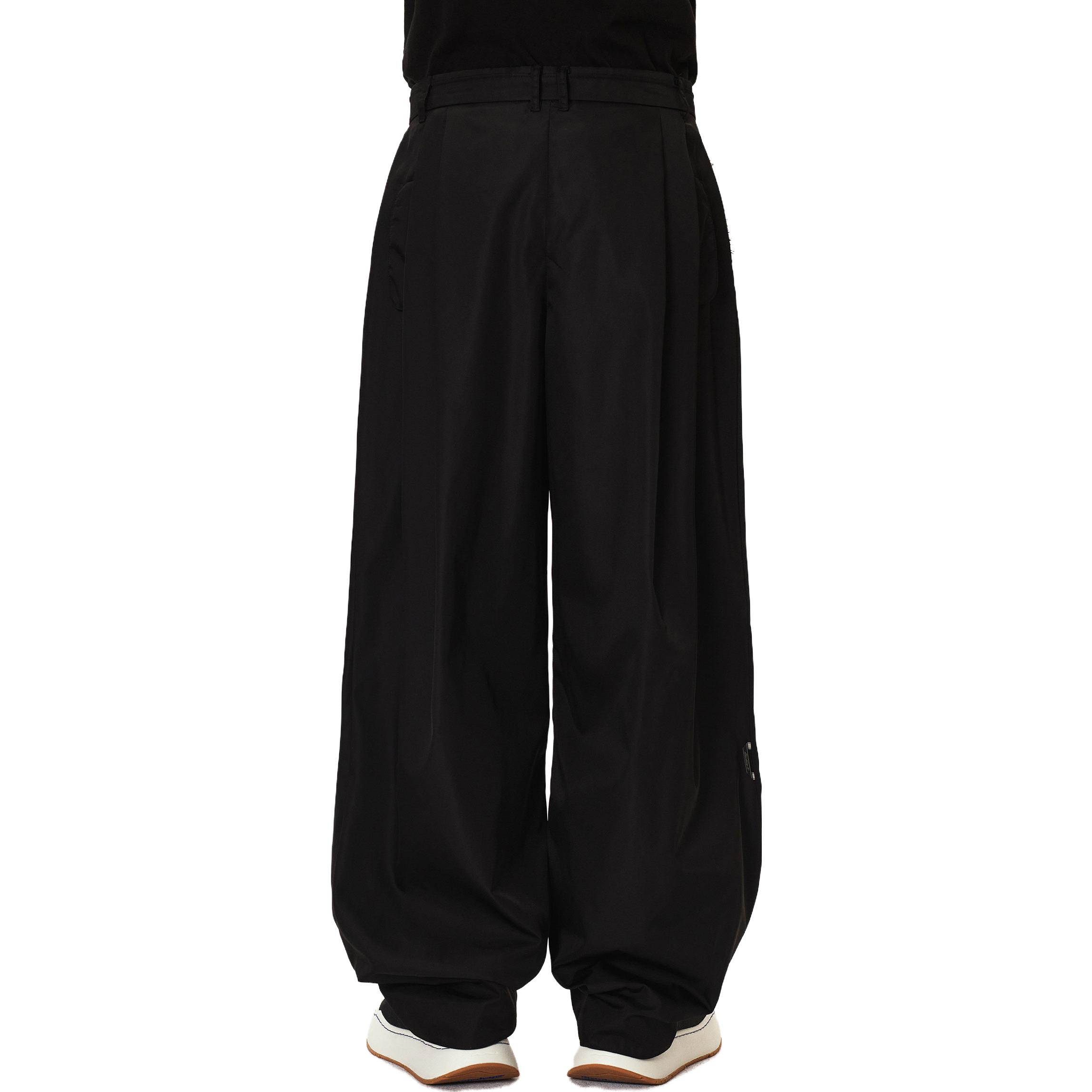 Purchase ADER ERROR FW23 Seluar Kasual Hitam Potongan Longgar Uniseks. BMADFWSA0204BK