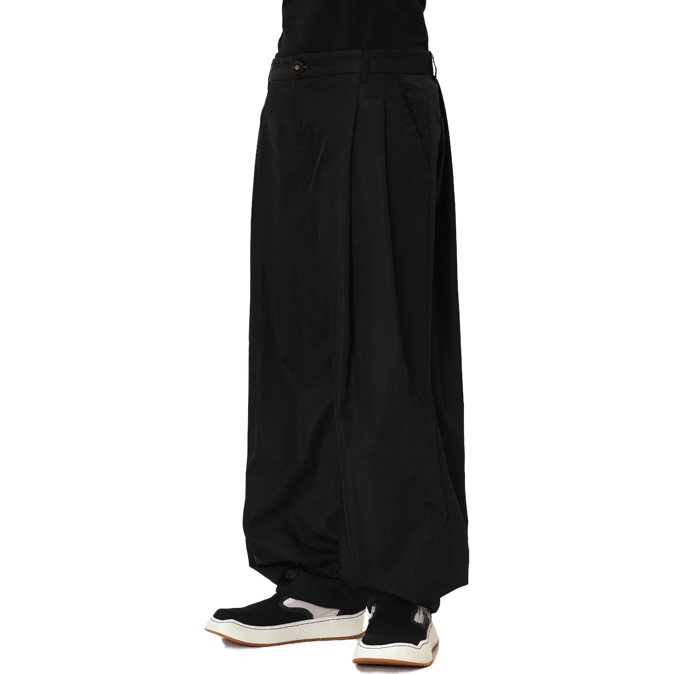 Details for ADER ERROR FW23 Seluar Kasual Hitam Potongan Longgar Uniseks. BMADFWSA0204BK