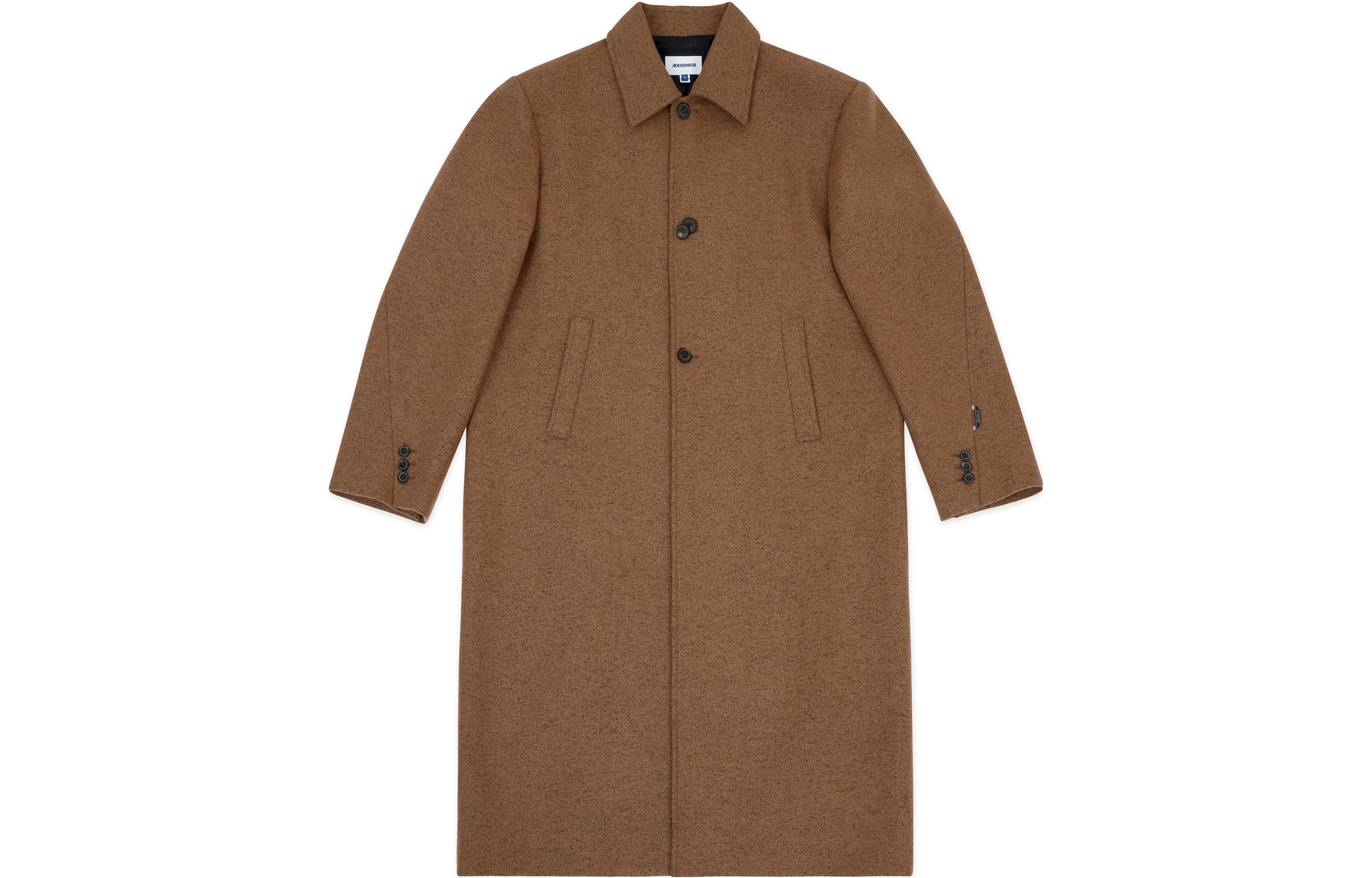ADER ERROR FW23 Unisex Loose Fit Single-Breasted Coat in Light Brown. BMADFWCT0501BG 圖 2