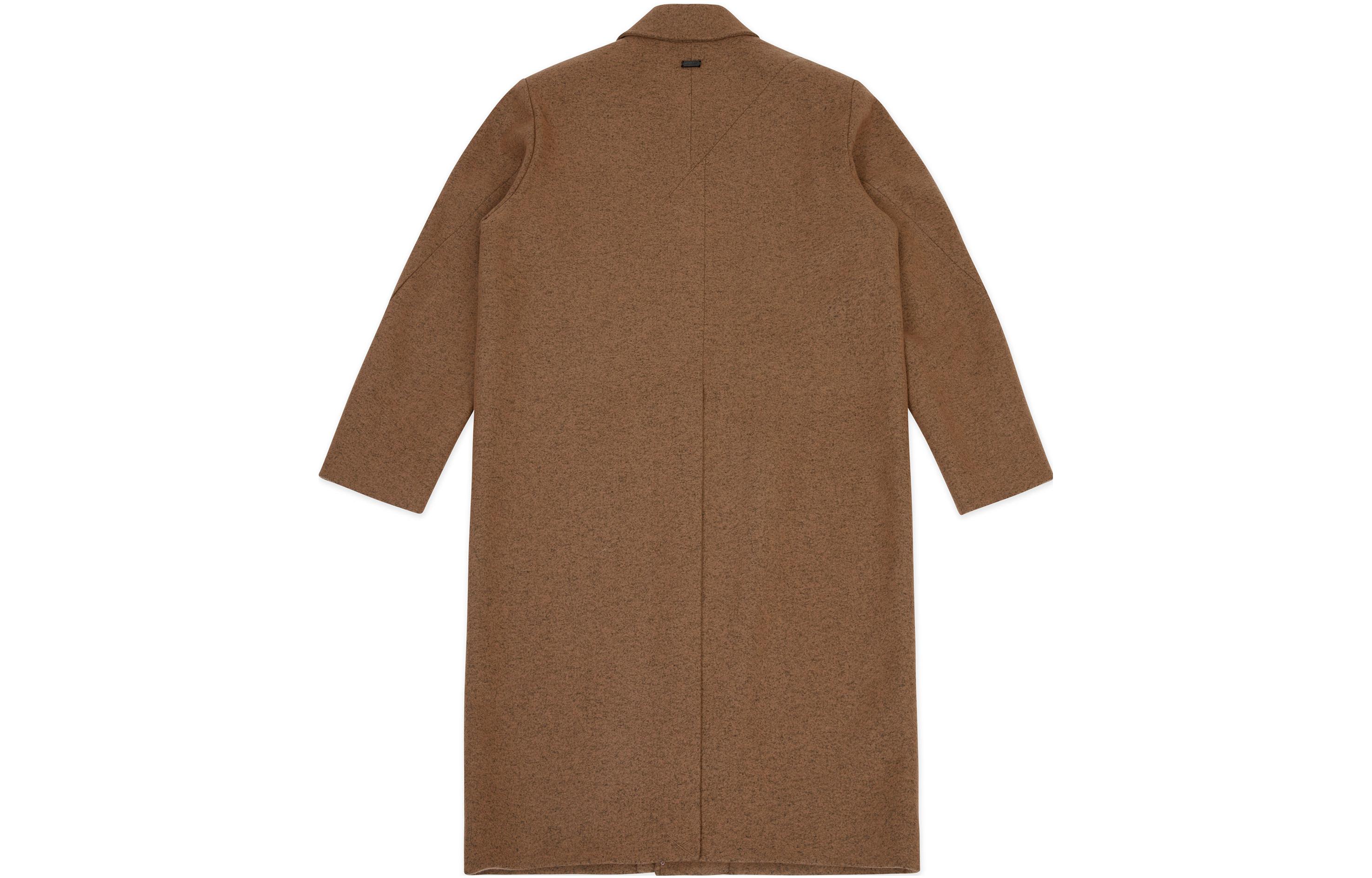 ADER ERROR FW23 Unisex Loose Fit Single-Breasted Coat in Light Brown. BMADFWCT0501BG 圖 3