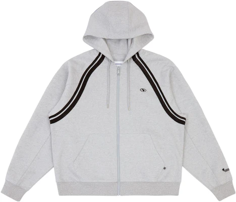ADER ERROR FW23 拉链连帽衫 带口袋 男女同款 长袖 - 灰色 BMADFWHD0401GR Buy ADER ERROR FW23 拉链连帽衫 带口袋 男女同款 长袖 - 灰色 BMADFWHD0401GR