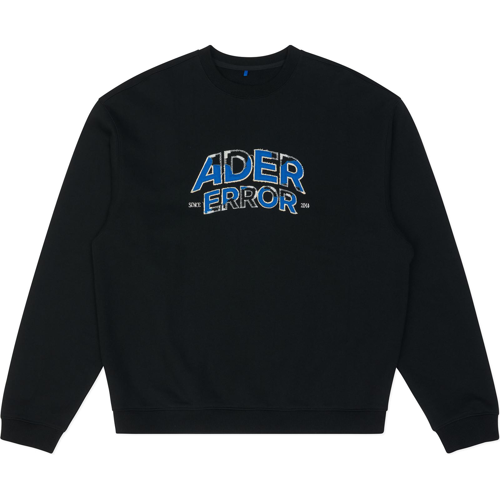 Order ADER ERROR FW24 标志宽松版型男女同款休闲套头卫衣 BN25FYSW0101BK