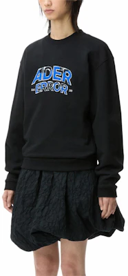 ADER ERROR FW24 标志宽松版型男女同款休闲套头卫衣 BN25FYSW0101BK Details for ADER ERROR FW24 标志宽松版型男女同款休闲套头卫衣 BN25FYSW0101BK