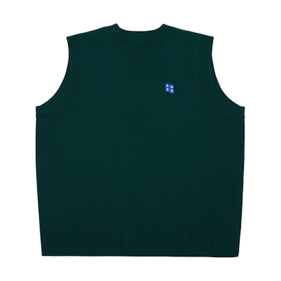 ADER ERROR Green Knit Crewneck Vest Unisex BMSGFYKT0201GN