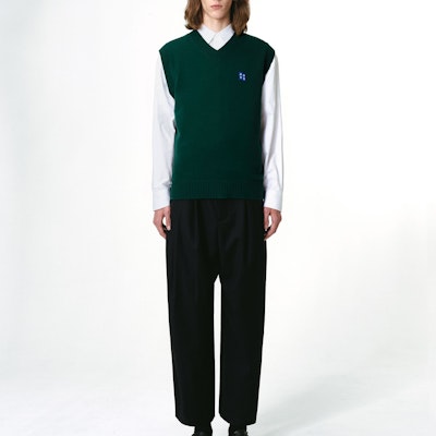 ADER ERROR 绿色针织无袖背心 男女款 BMSGFYKT0201GN Purchase ADER ERROR 绿色针织无袖背心 男女款 BMSGFYKT0201GN