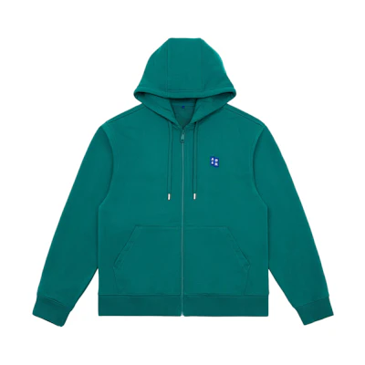 ADER ERROR Green Zip-Up Hoodie Jacket Unisex. BMSGFYHD0401GN