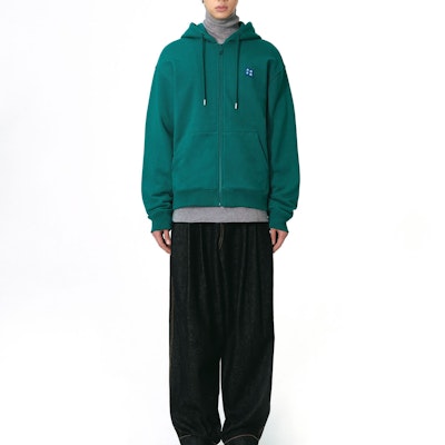 ADER ERROR 绿色拉链连帽外套 男女同款. BMSGFYHD0401GN Shop ADER ERROR 绿色拉链连帽外套 男女同款. BMSGFYHD0401GN