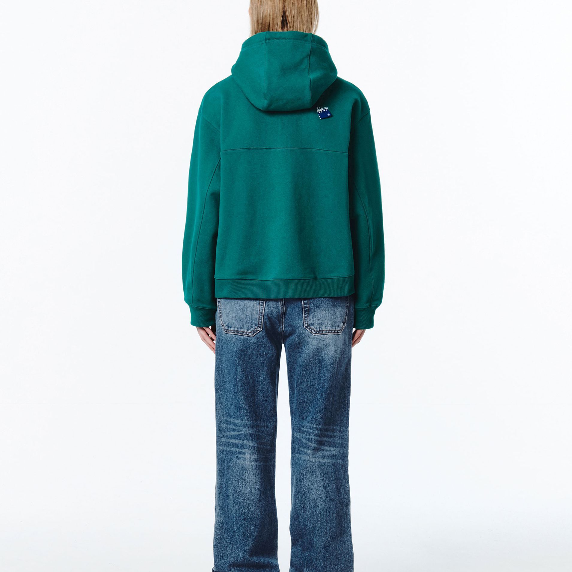 Purchase ADER ERROR 绿色拉链连帽外套 男女同款. BMSGFYHD0401GN