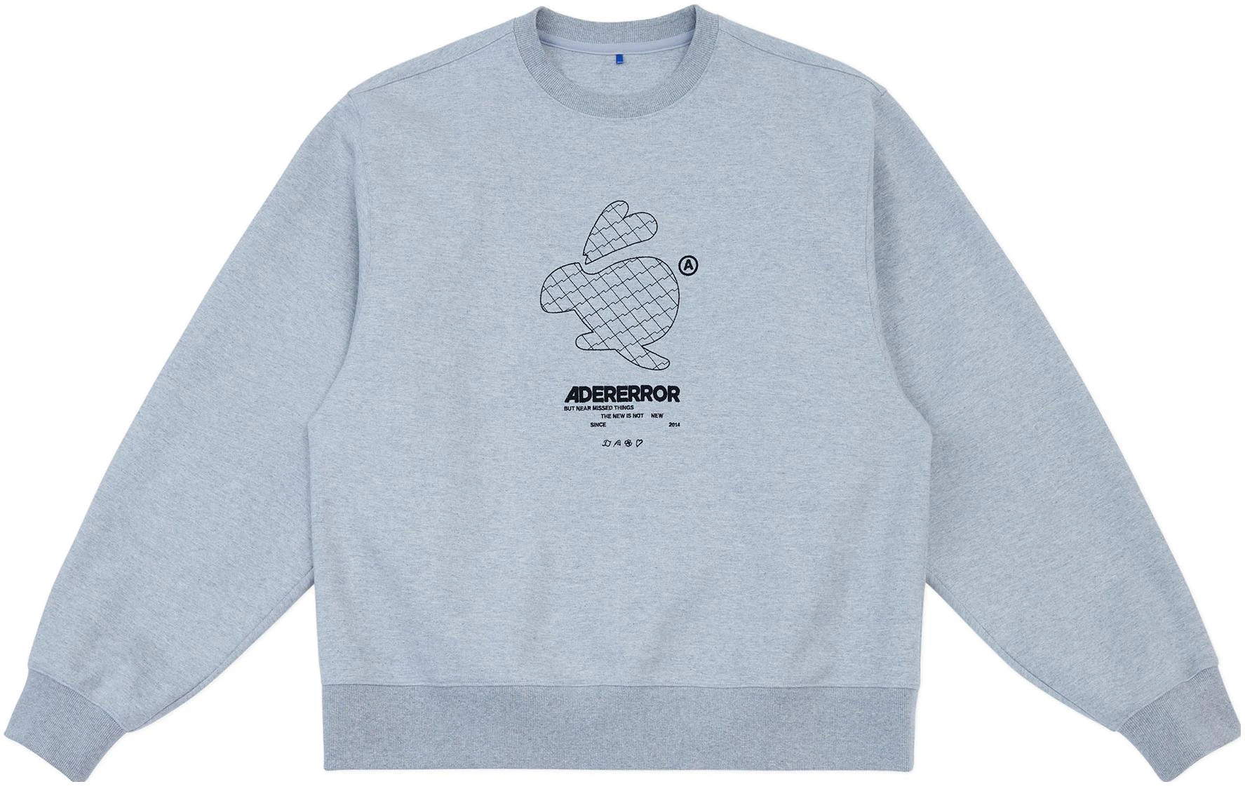 ader-error-grey-casual-letter-crewneck-sweatshirt-unisex-long-sleeve-bmadsssw-0106-gr