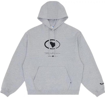 ADER ERROR 灰色标志印花连帽衫 - 灰色款式 BMADFWHD0101GR Order ADER ERROR 灰色标志印花连帽衫 - 灰色款式 BMADFWHD0101GR