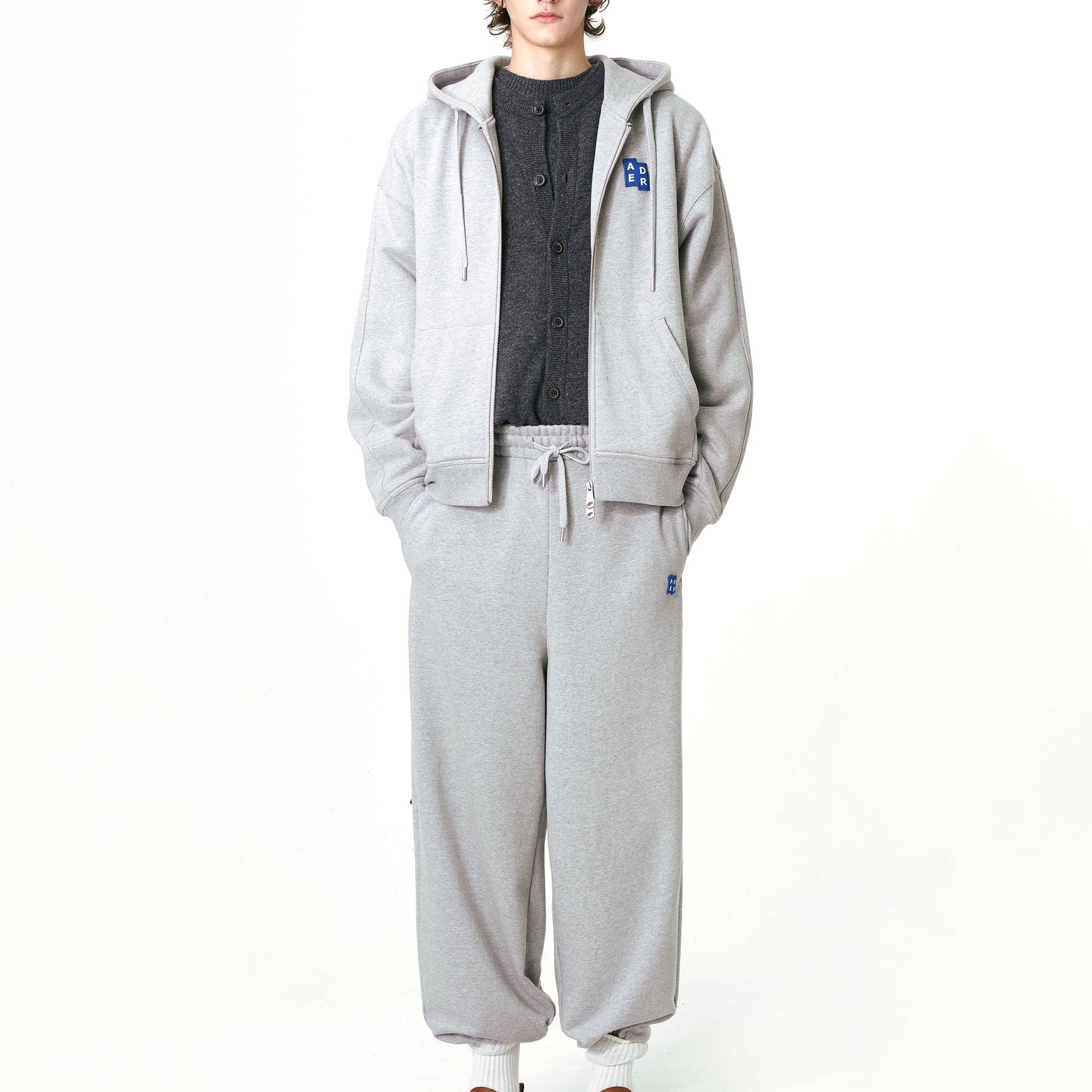 Shop ADER ERROR Kelabu Seluar Jogger Longgar Unisex Kasual. BM42FYSP0203GR