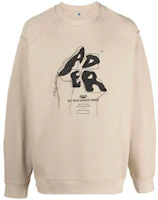 ADER ERROR Letter Crewneck Long Sleeve Sweatshirt Beige () AW21BKAFWSW041 ADER ERROR Letter Crewneck Long Sleeve Sweatshirt Beige () AW21BKAFWSW041