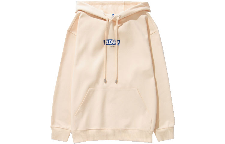 ADER ERROR Logo Beige Pullover Hoodie Long Sleeve BK1FWHD01IV
