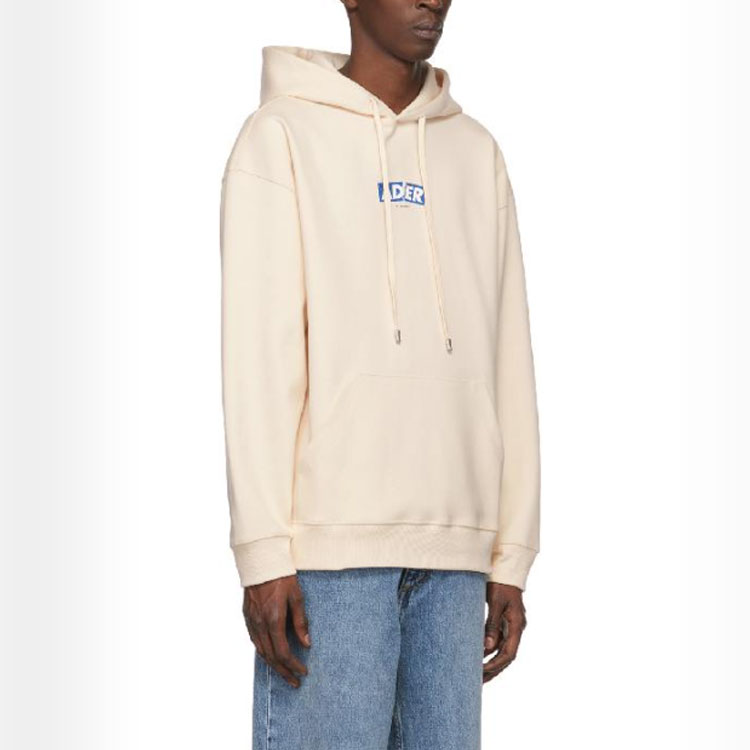 Sizing ADER ERROR Logo Beige Hoodie Lengan Panjang BK1FWHD01IV