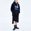 Sizing ADER ERROR Logo Print Drawstring Pullover Hoodie Unisex Couple Style Black. BKAFWHD05BK