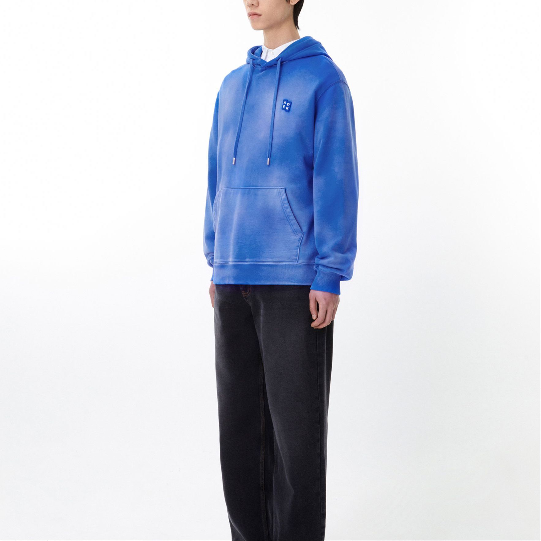 Details for ADER ERROR Logo 套头连帽衫 蓝色 BM42HD0110BL