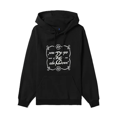 ADER ERROR Logo Pullover Hoodie Unisex Black ADESWHD08BK