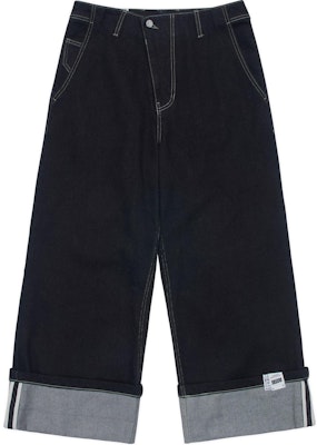 ADER ERROR Seluar Jeans Biru Mid-Rise Straight-Leg dengan Poket Berzip. BN01SSJE0105BL Buy ADER ERROR Seluar Jeans Biru Mid-Rise Straight-Leg dengan Poket Berzip. BN01SSJE0105BL