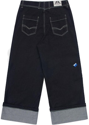 ADER ERROR Seluar Jeans Biru Mid-Rise Straight-Leg dengan Poket Berzip. BN01SSJE0105BL Lookbook ADER ERROR Seluar Jeans Biru Mid-Rise Straight-Leg dengan Poket Berzip. BN01SSJE0105BL