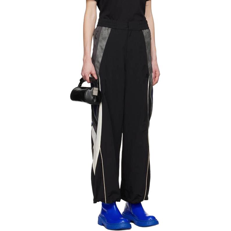 Purchase ADER ERROR Milos Hitam Seluar Santai Berjalur Pinggang Elastik. BN01SSBT0104BK