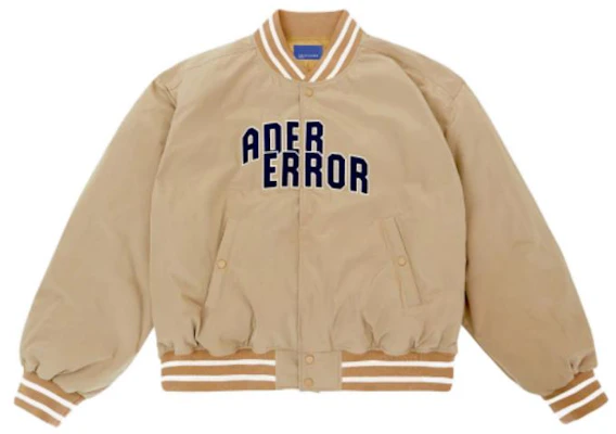 ADER ERROR OG Tab 字母印花單排扣外套 米色 男裝 BLORFWJK0301BG Buy ADER ERROR OG Tab 字母印花單排扣外套 米色 男裝 BLORFWJK0301BG