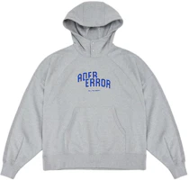 ADER ERROR OG Tab Logo Hoodie Unisex Grey BLORFWHD0101GR ADER ERROR OG Tab Logo Hoodie Unisex Grey BLORFWHD0101GR