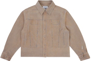 ADER ERROR Oversized Casual Long-Sleeve Jacket Unisex Khaki Color BMADFWJK1604BG ADER ERROR Oversized Casual Long-Sleeve Jacket Unisex Khaki Color BMADFWJK1604BG