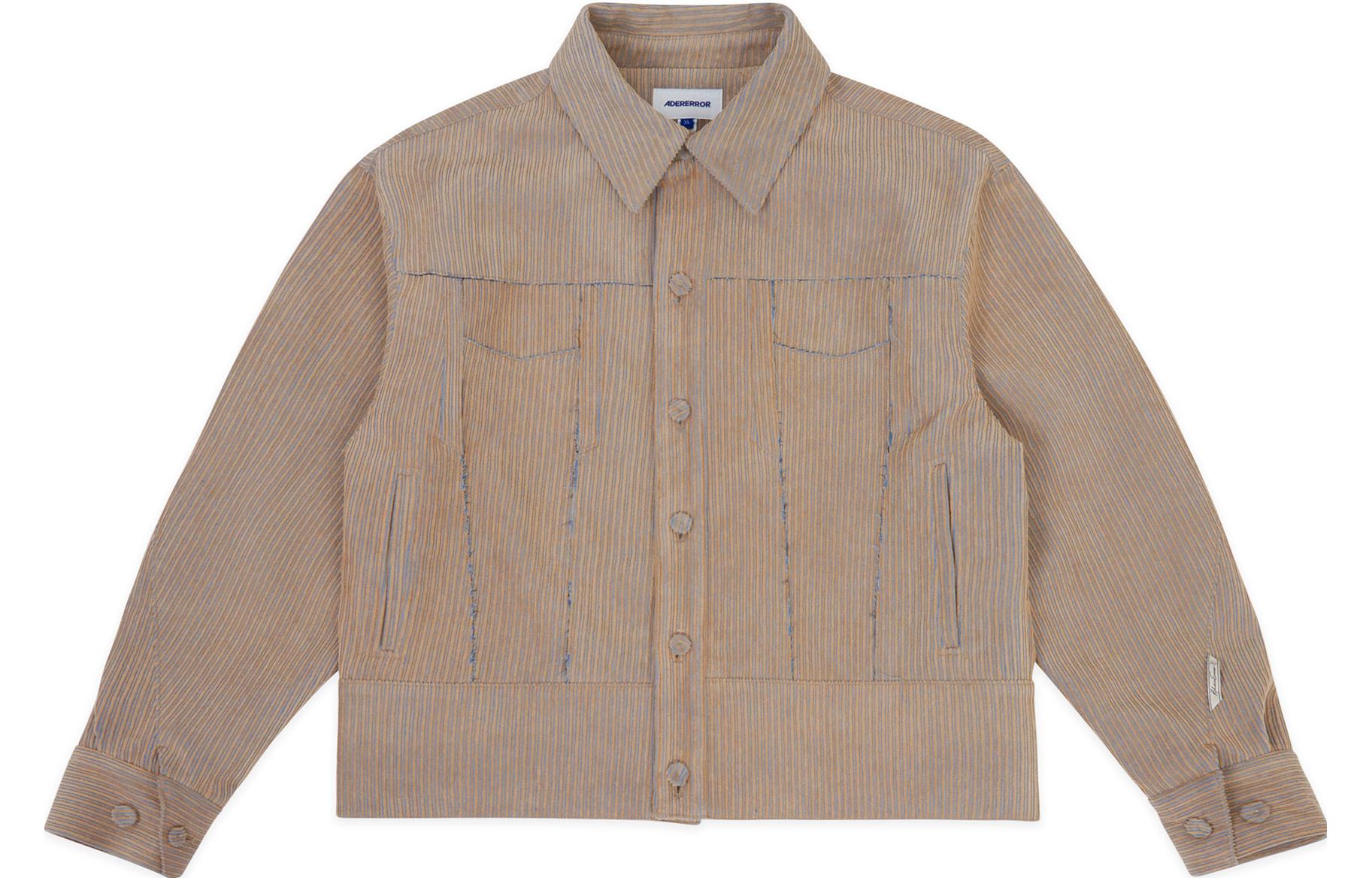 Order ADER ERROR Jaket Lengan Panjang Kasual Oversized Unisex Warna Khaki BMADFWJK1604BG