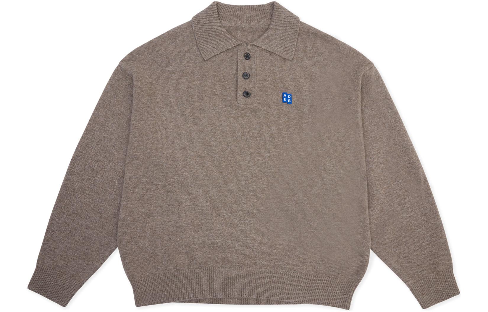 ADER ERROR Oversized Drop-Shoulder Pullover Sweater Unisex Light Brown BM42FYKT0106BG