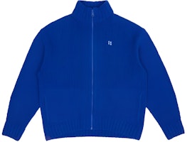 ADER ERROR Oversized Dropped Shoulder Zip-Up Sweater Unisex Blue BM42FYKT0705BL ADER ERROR Oversized Dropped Shoulder Zip-Up Sweater Unisex Blue BM42FYKT0705BL