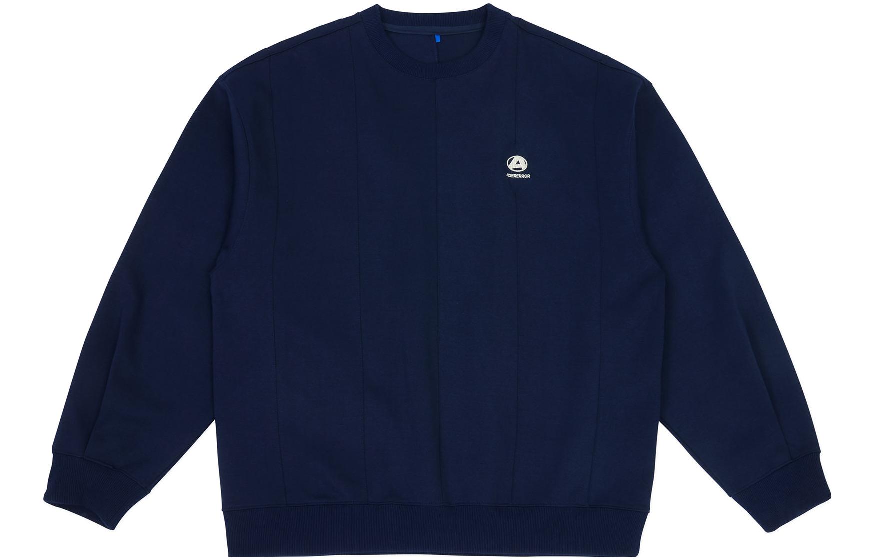 ADER ERROR Oversized Letter Print Sweatshirt Blue - BMADFWSW0101NV