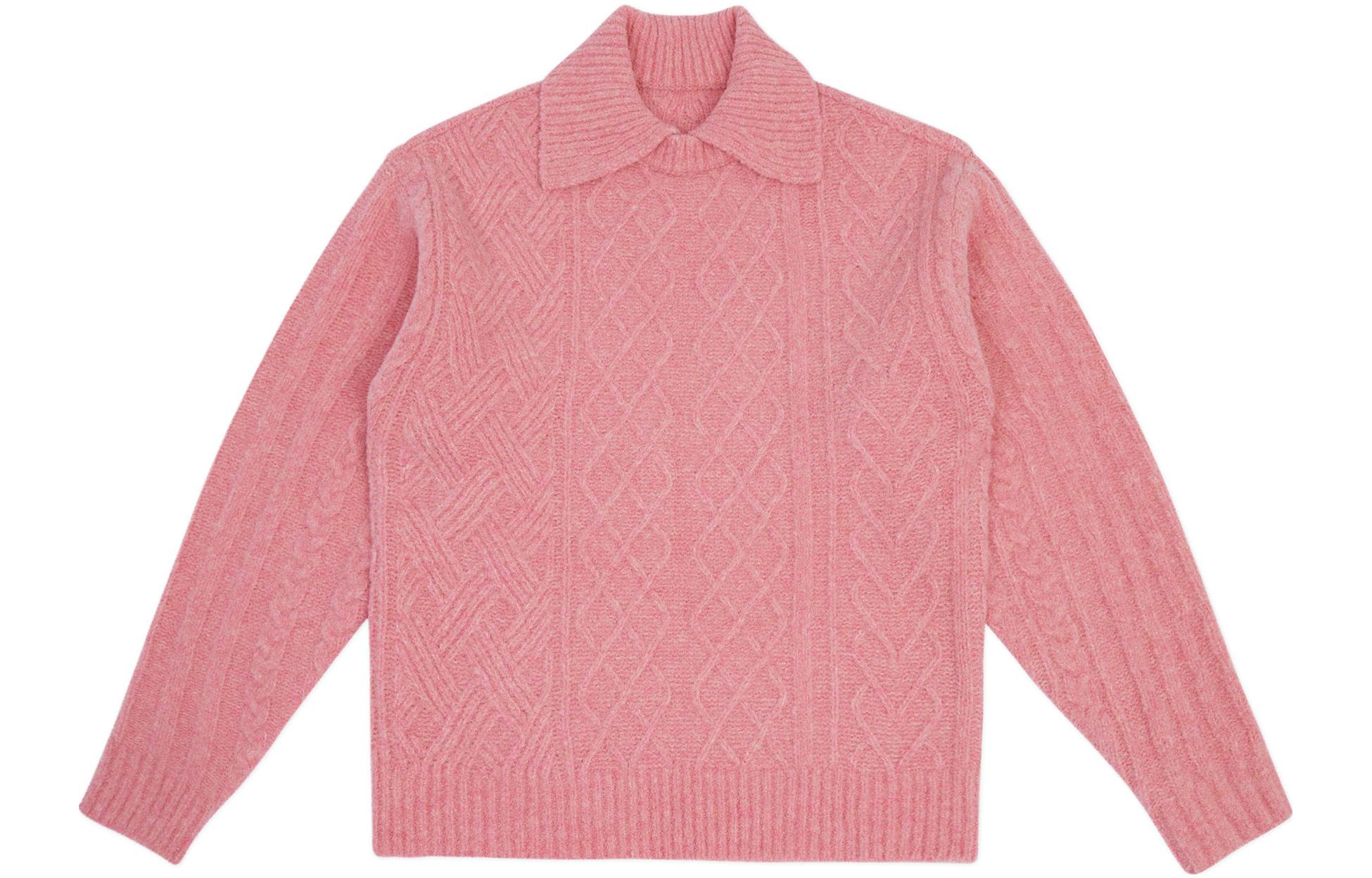 Order ADER ERROR 粉色宽松针织毛衣 男女同款 BMADFWKT0102PK