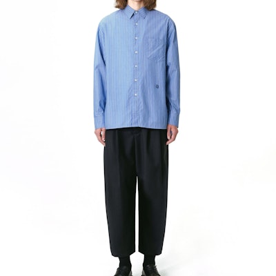 ADER ERROR 寬鬆條紋長袖襯衫 男女同款條紋襯衫 BMSGFYSH0101ST Shop ADER ERROR 寬鬆條紋長袖襯衫 男女同款條紋襯衫 BMSGFYSH0101ST