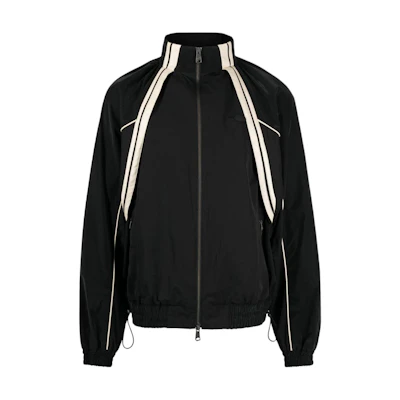 ADER ERROR Oversized Striped Zip Jacket BMADFWJK0401