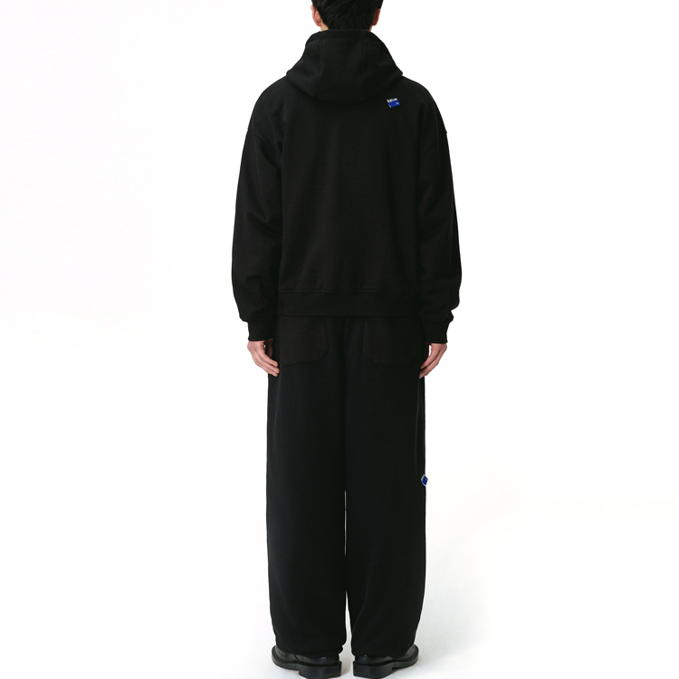 Details for ADER ERROR 寬鬆拉鍊連帽外套 男女款 黑色. BM42FYHD0401BK